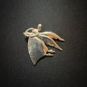 Silver Angel Brooch